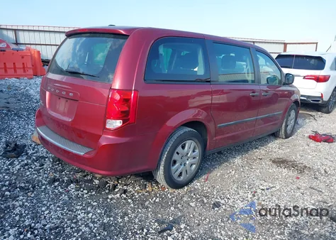 2014 Dodge Grand Caravan American Value Pkg from USA, damaged, VIN 2C4RDGBG3ER459552
